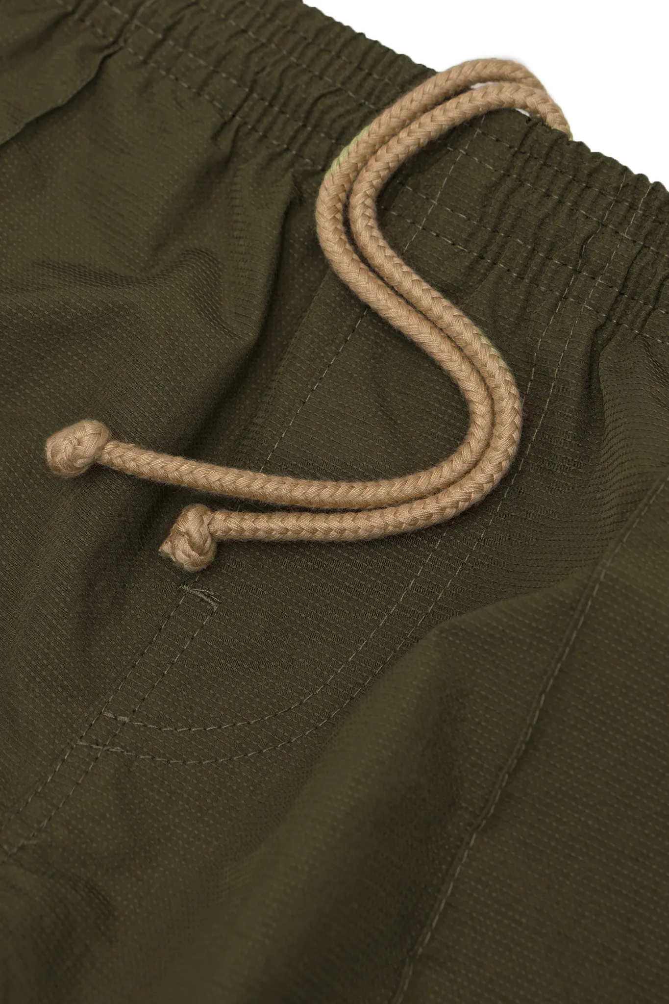SHINOBI PLEATED LOUNGE PANTS IN OLIVE