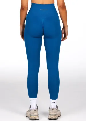 Signature Scrunch Leggings - Steel Blue