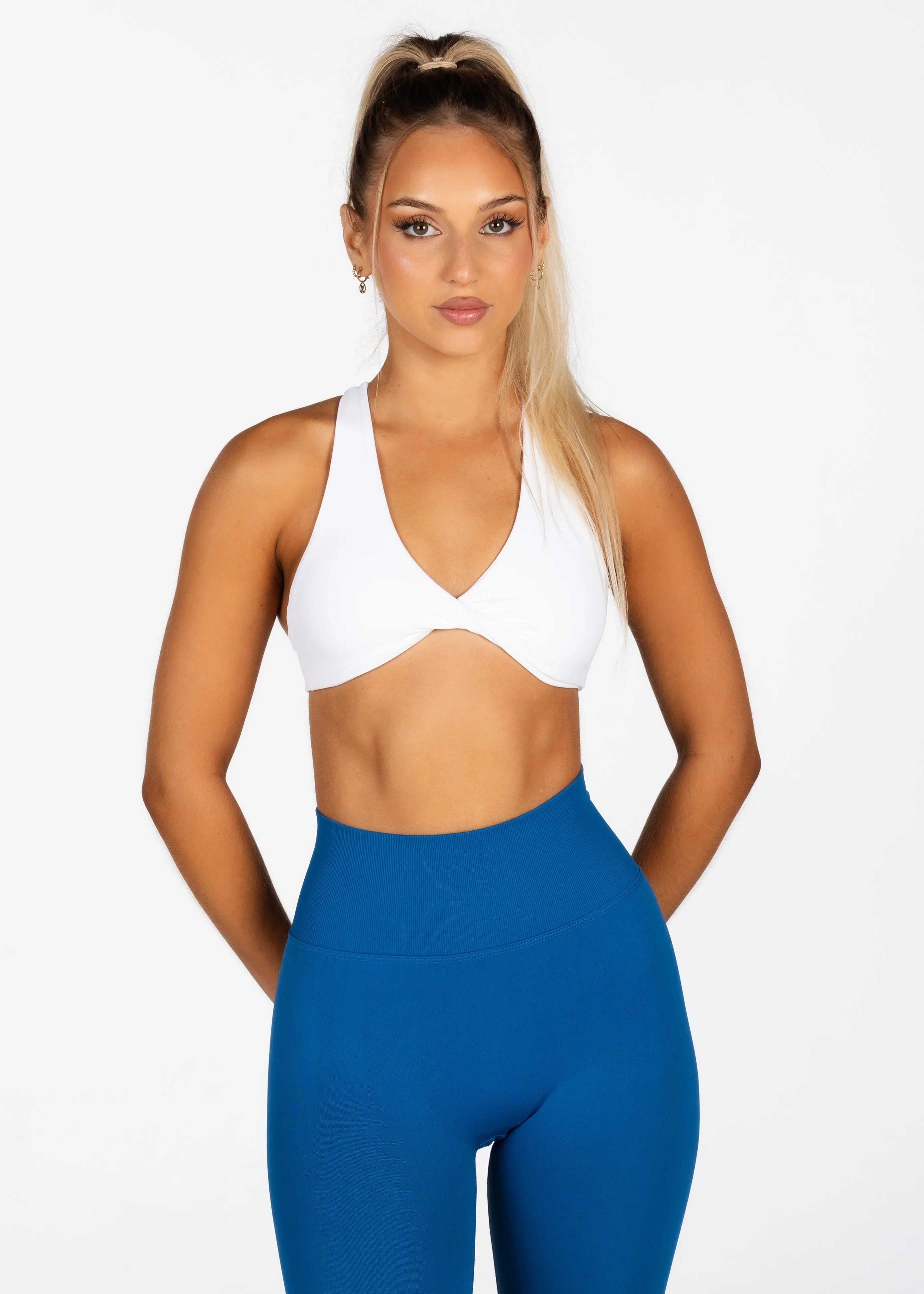Signature Scrunch Leggings - Steel Blue