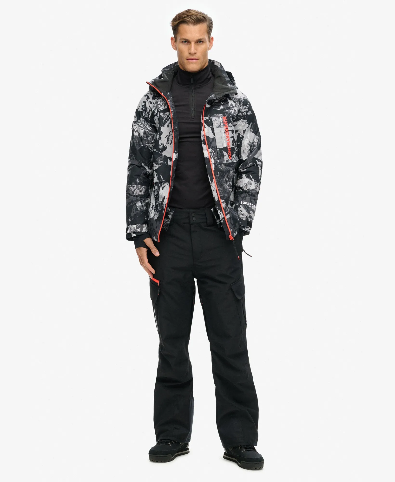 Ski Freestyle Core Jacket | Volcanic Mountain Camo Grey
