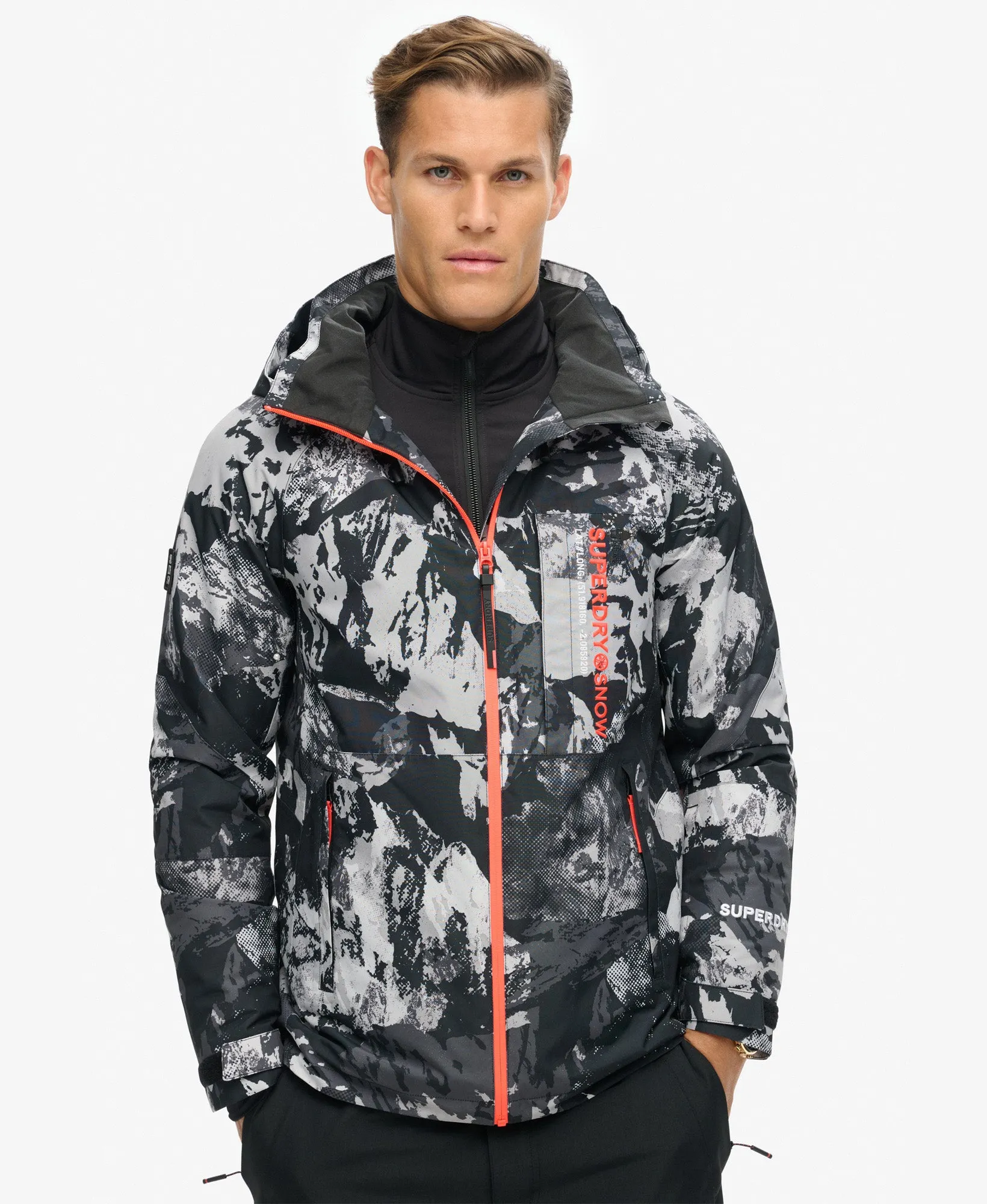 Ski Freestyle Core Jacket | Volcanic Mountain Camo Grey