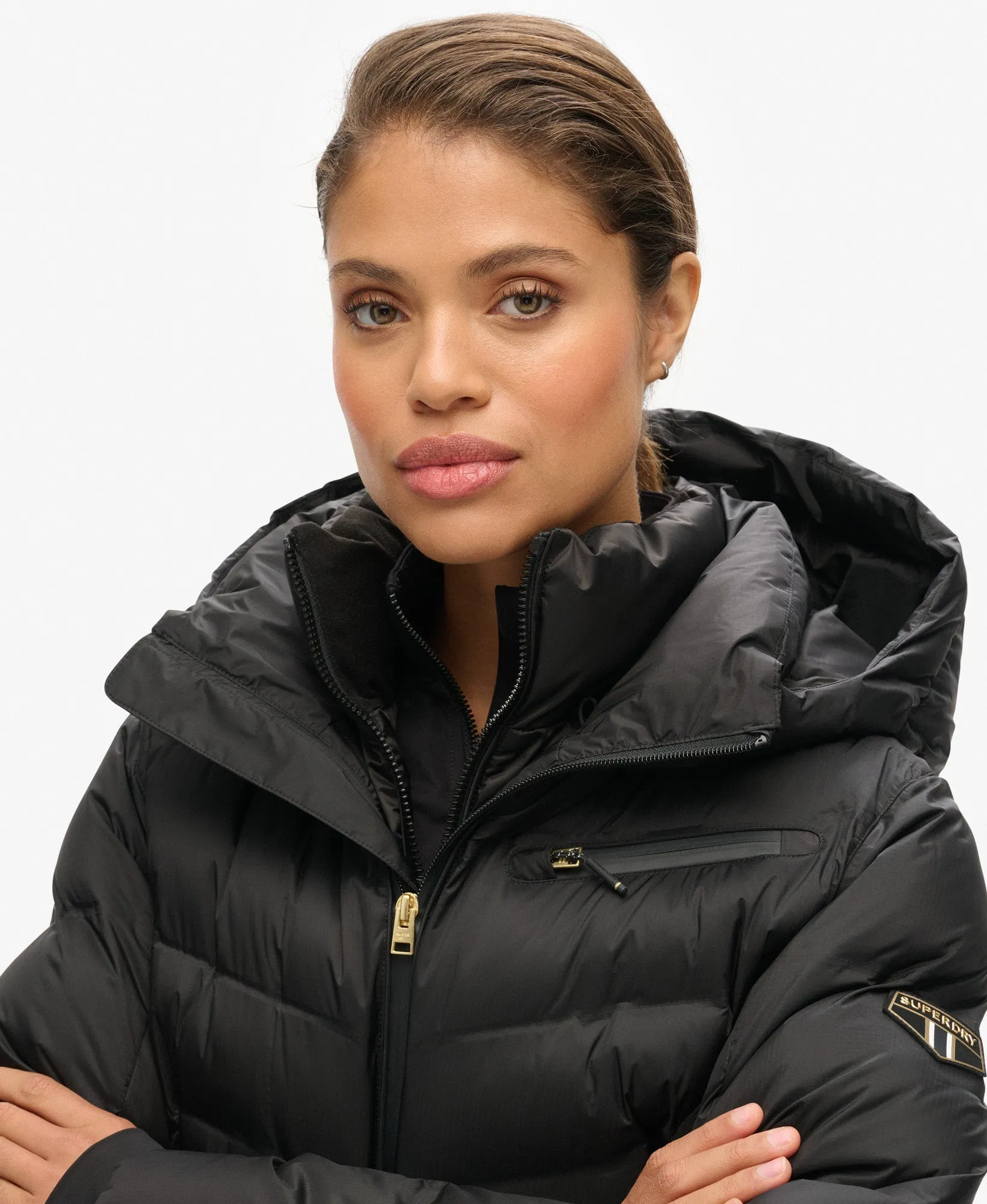 Ski Luxe Puffer Jacket | Black