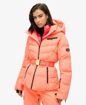 Ski Luxe Puffer Jacket | Pastelline Coral