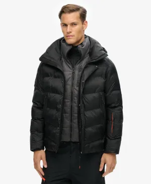 Ski Sport Puffer Jacket | Black