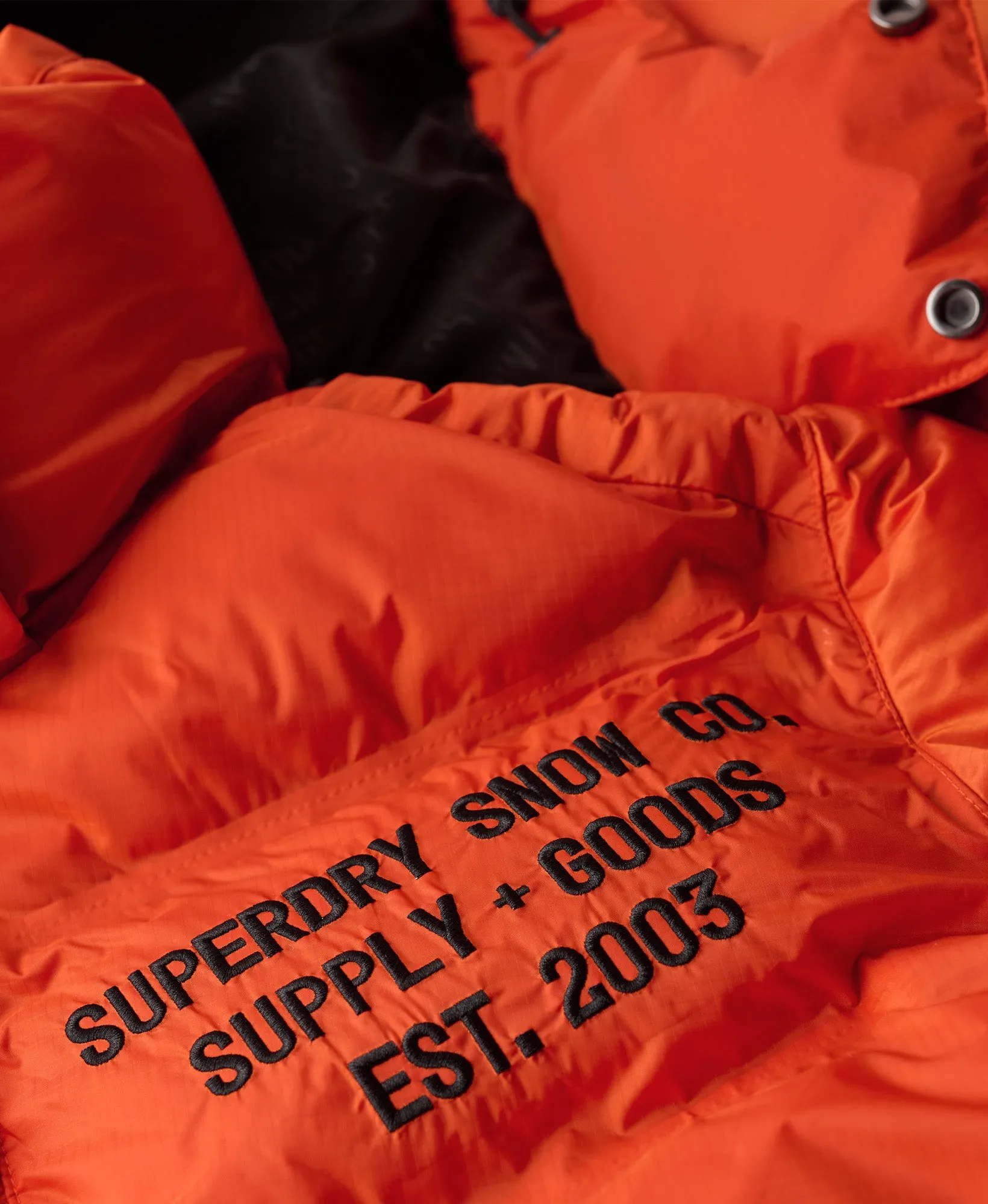 Ski Sport Puffer Jacket | Flame Orange