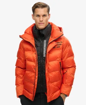 Ski Sport Puffer Jacket | Flame Orange