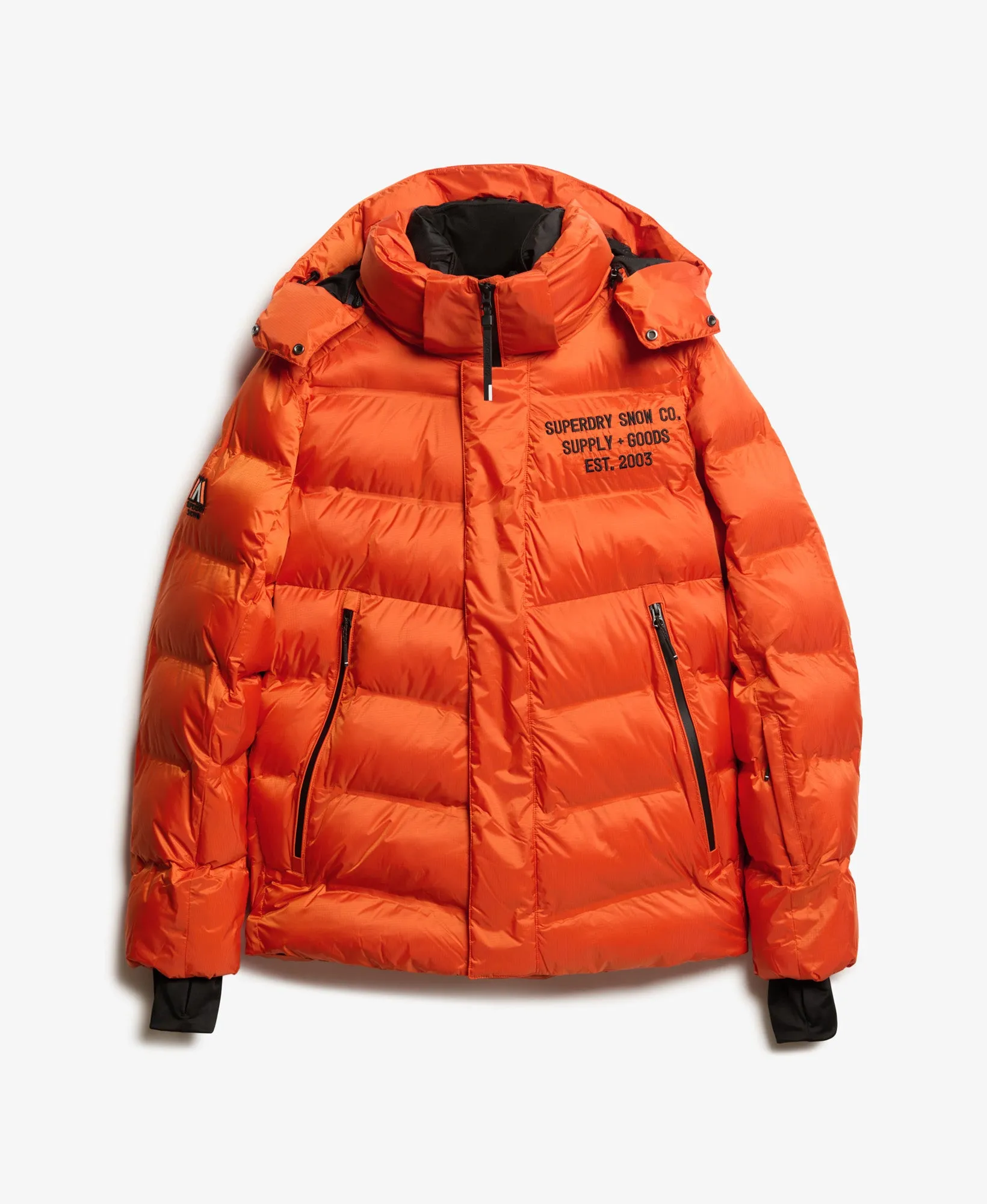 Ski Sport Puffer Jacket | Flame Orange