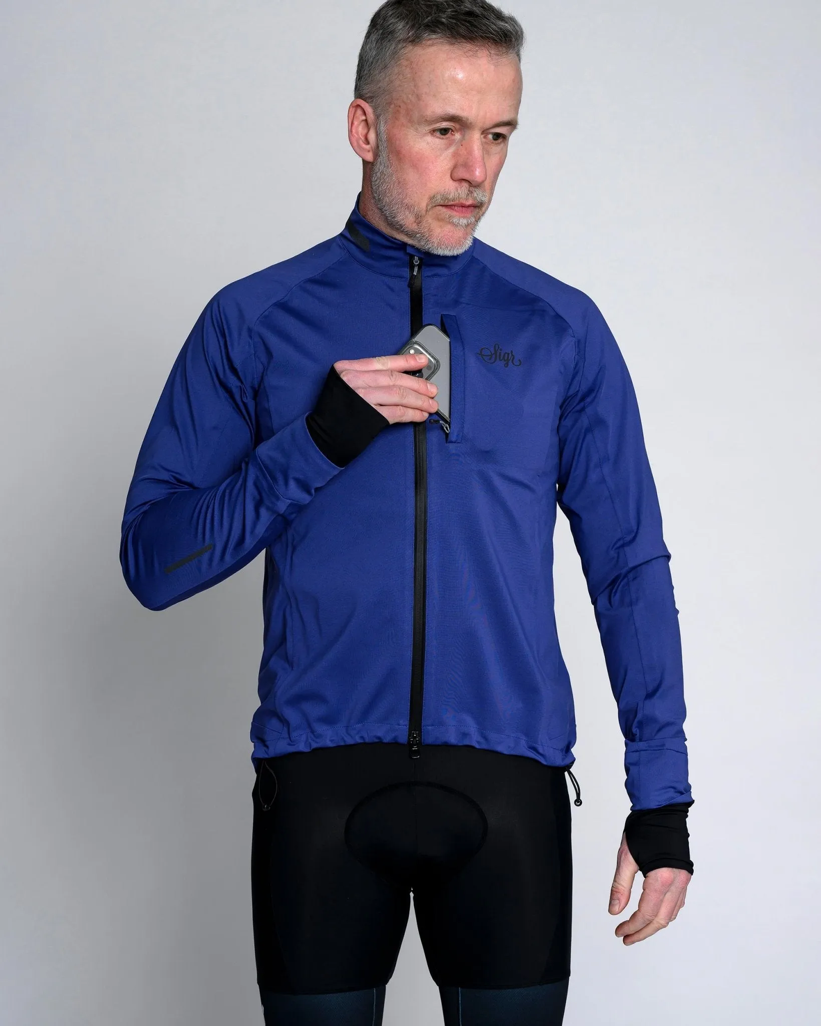 Sköld Men's Blue Shell Cycling Jacket