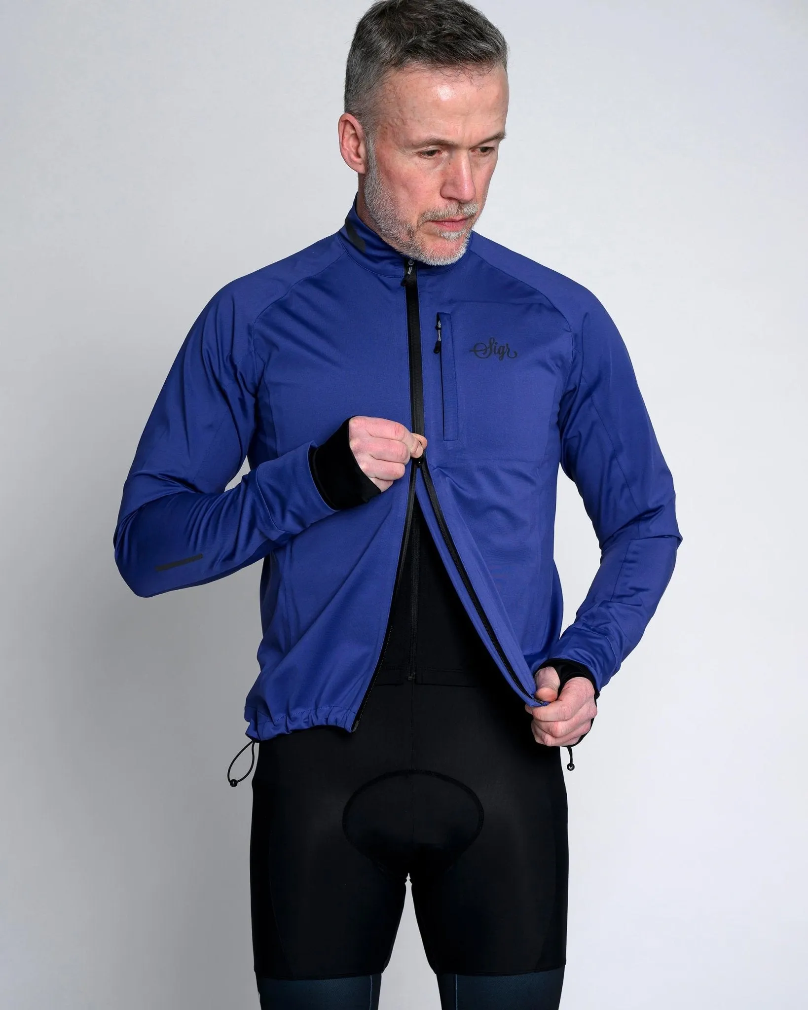 Sköld Men's Blue Shell Cycling Jacket