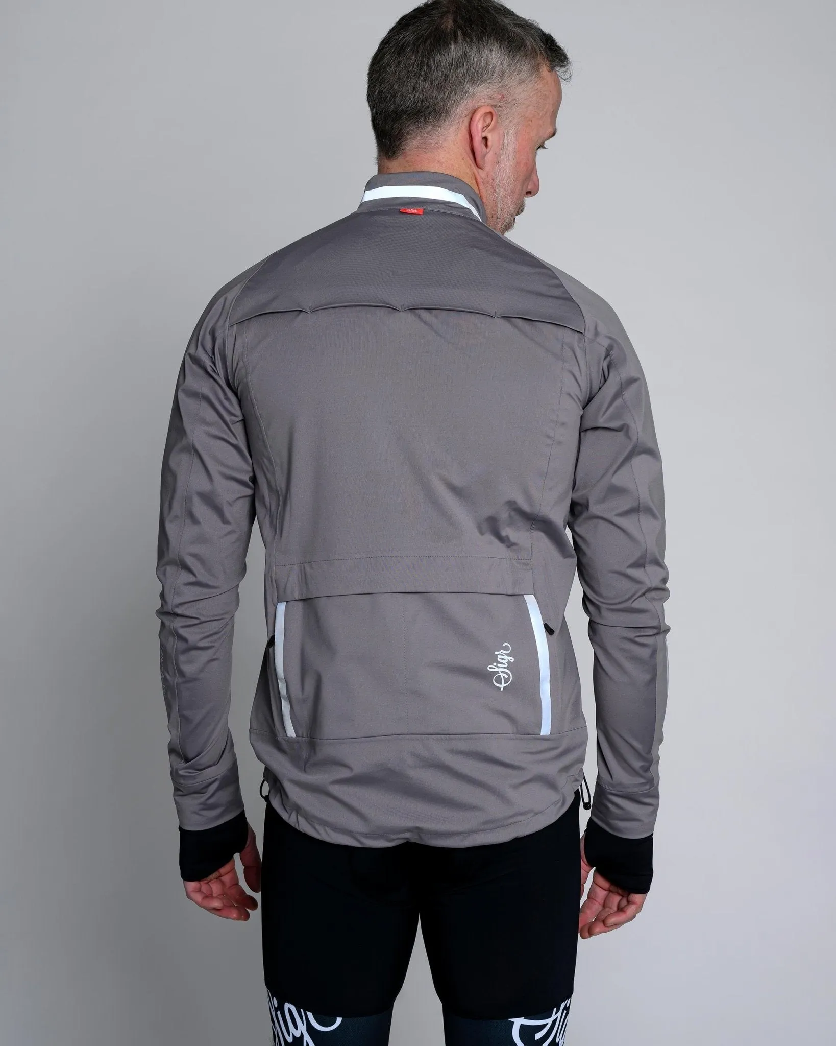Sköld Men's Titanium Grey Shell Cycling Jacket
