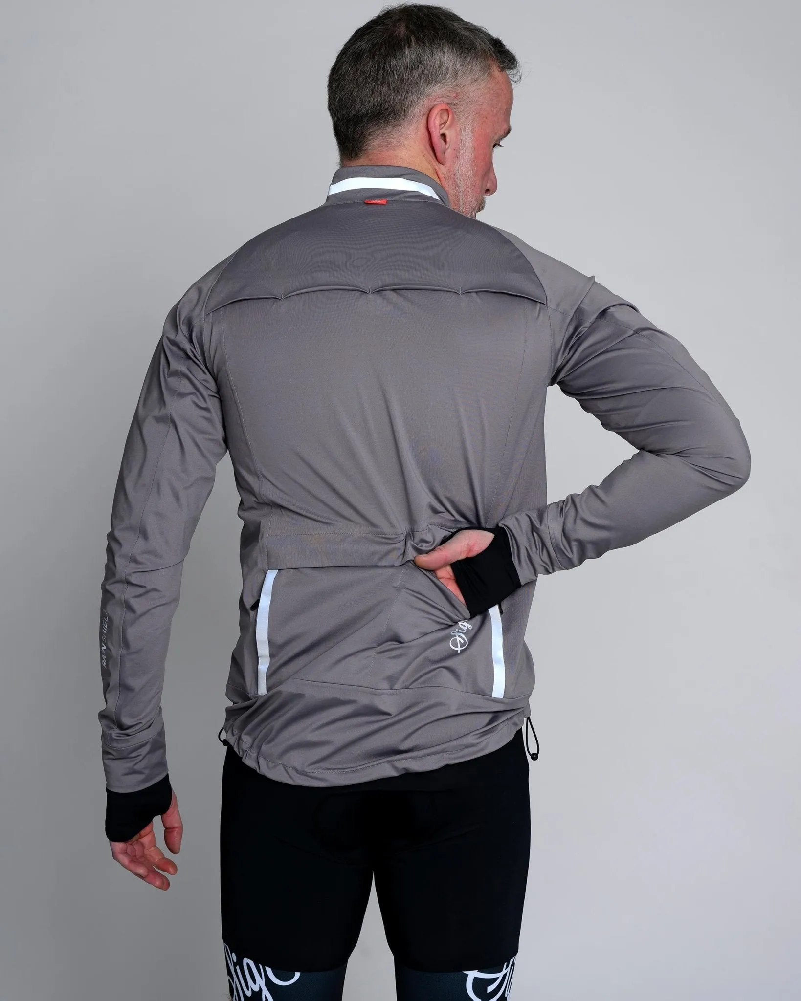 Sköld Men's Titanium Grey Shell Cycling Jacket
