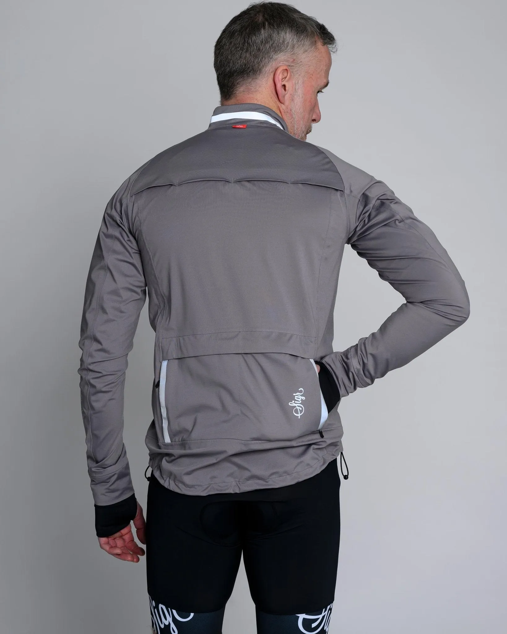 Sköld Men's Titanium Grey Shell Cycling Jacket