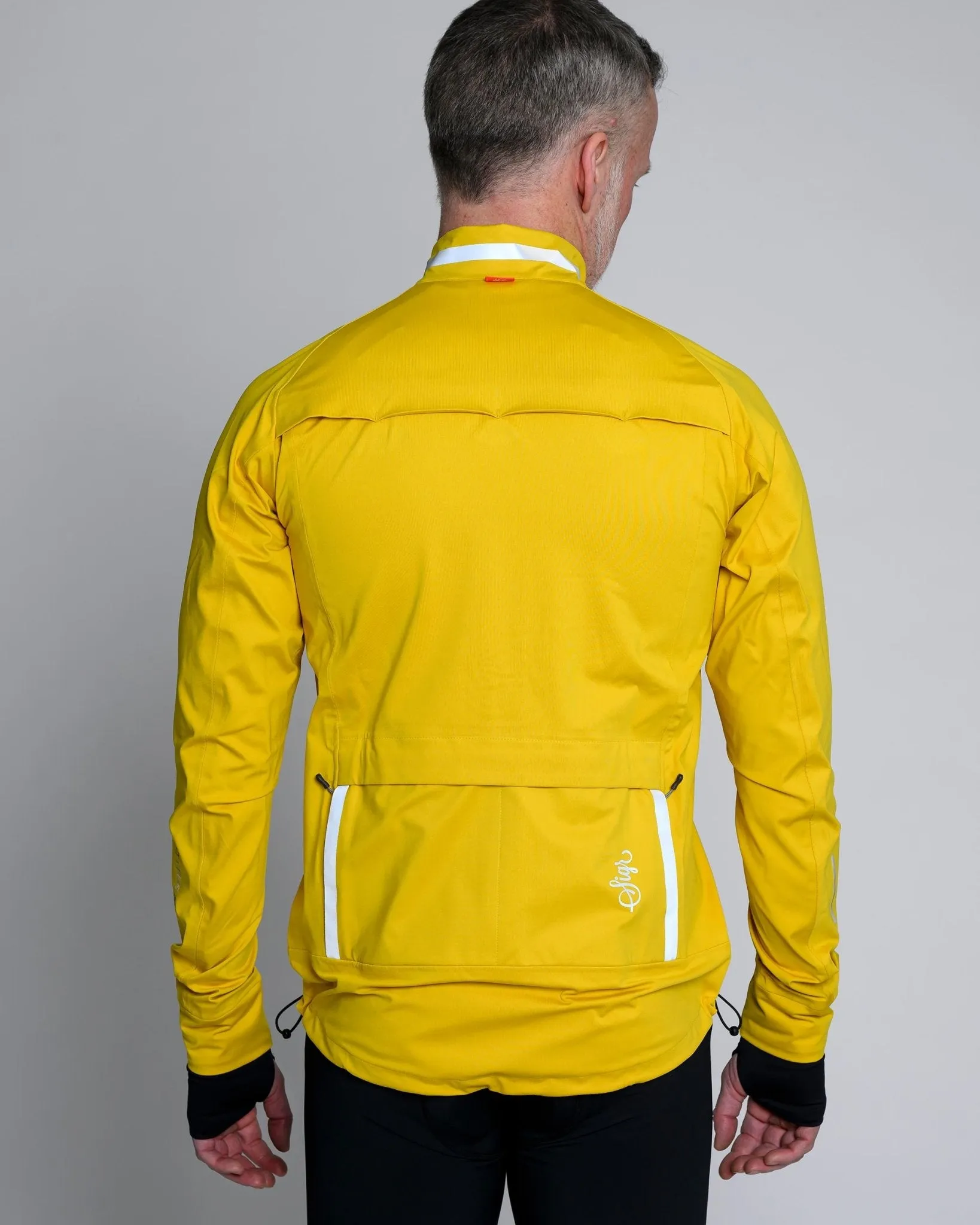 Sköld Men's Yellow Shell Cycling Jacket