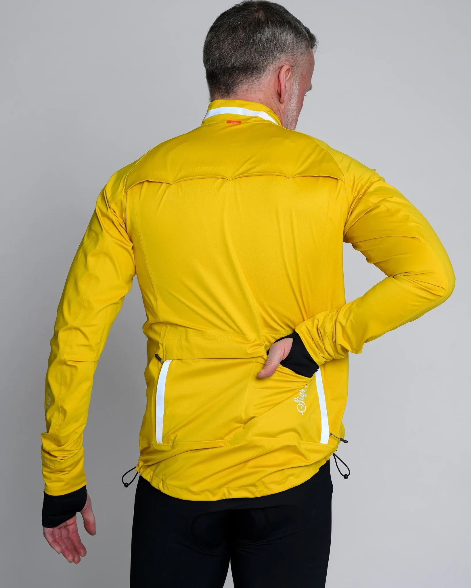 Sköld Men's Yellow Shell Cycling Jacket