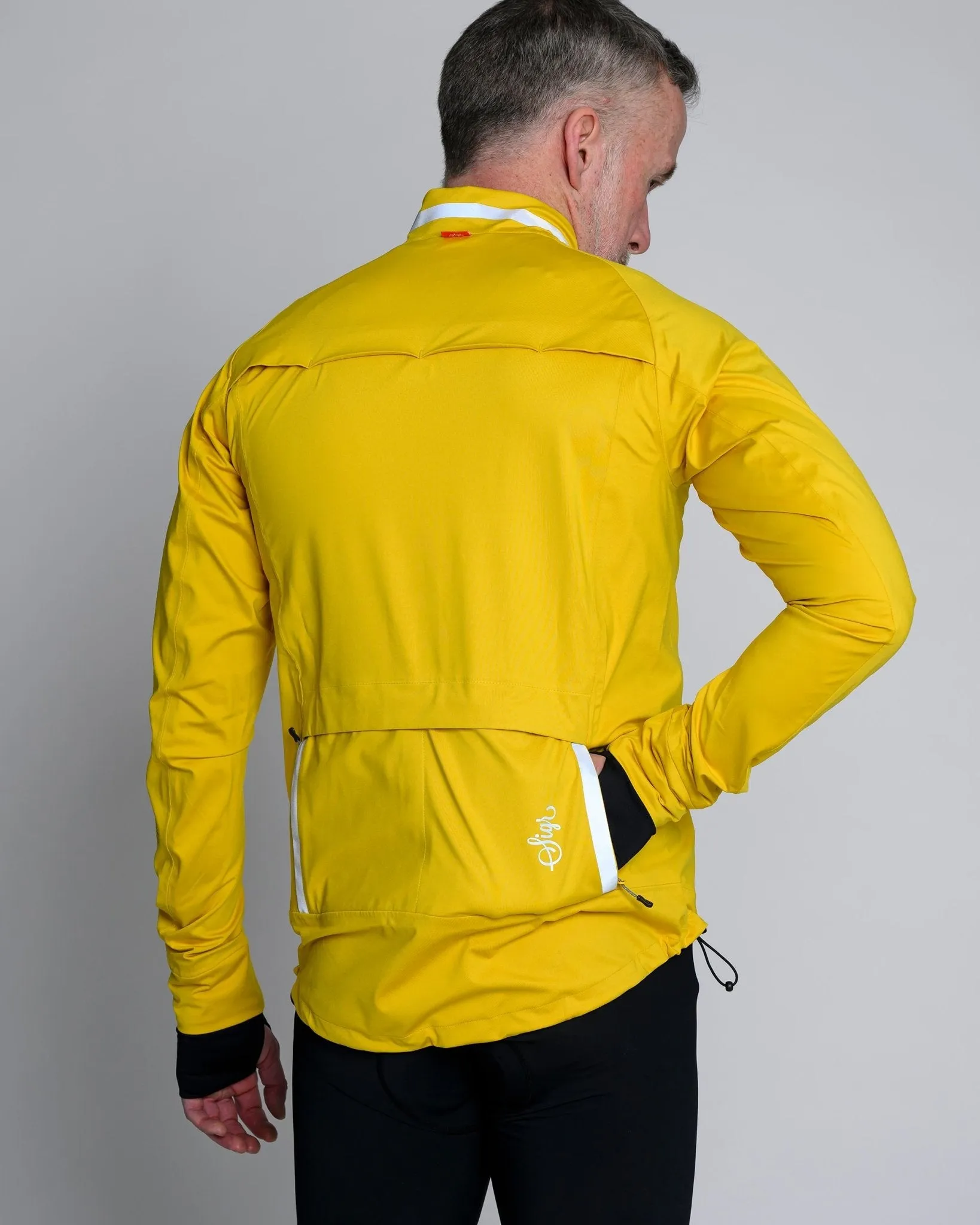 Sköld Men's Yellow Shell Cycling Jacket
