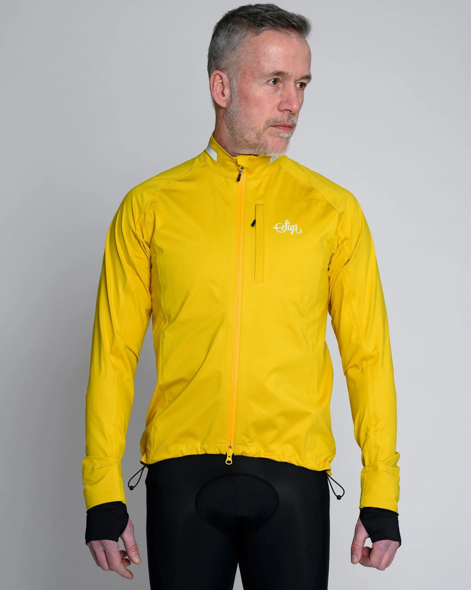 Sköld Men's Yellow Shell Cycling Jacket