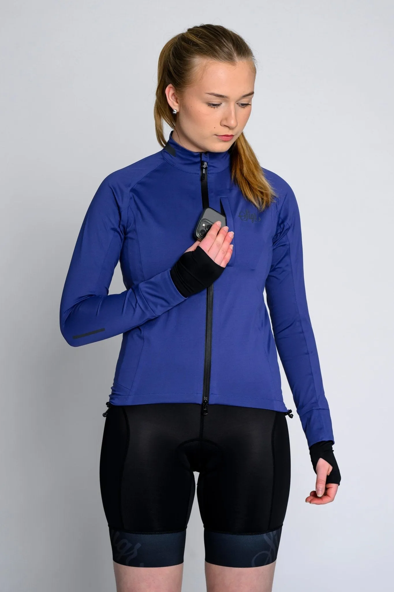 Sköld Women's Blue Shell Cycling Jacket