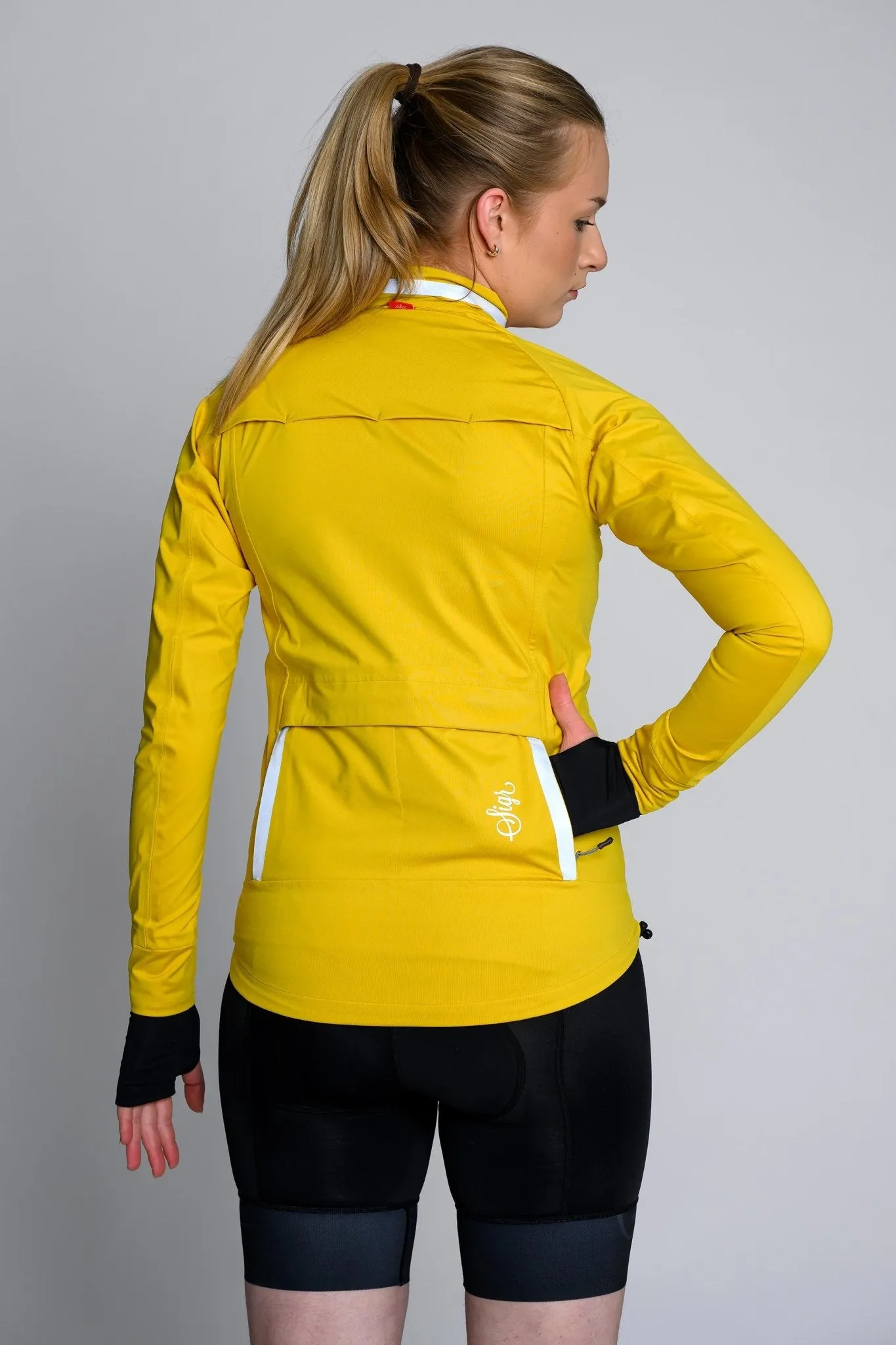 Sköld Women's Yellow Shell Cycling Jacket