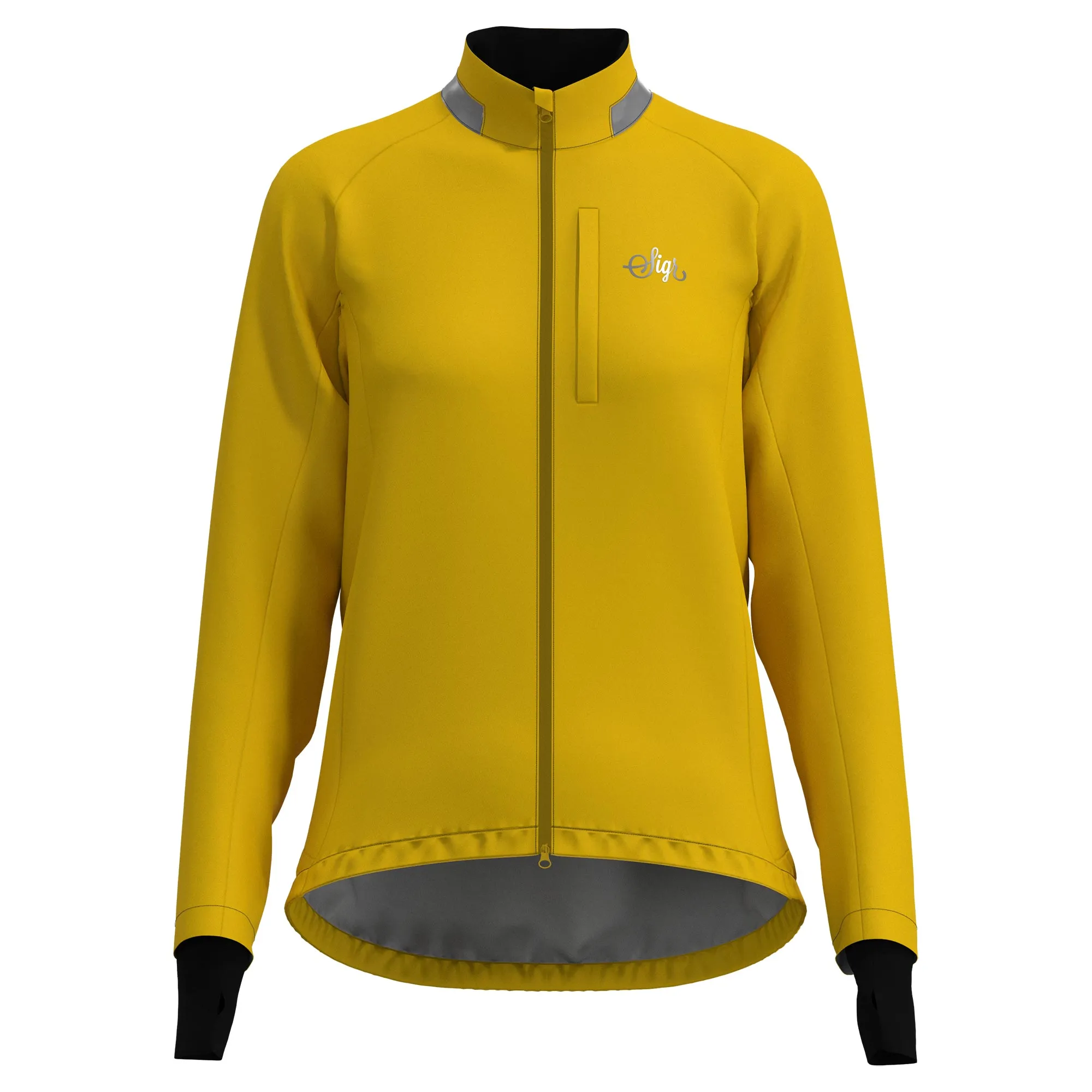 Sköld Women's Yellow Shell Cycling Jacket
