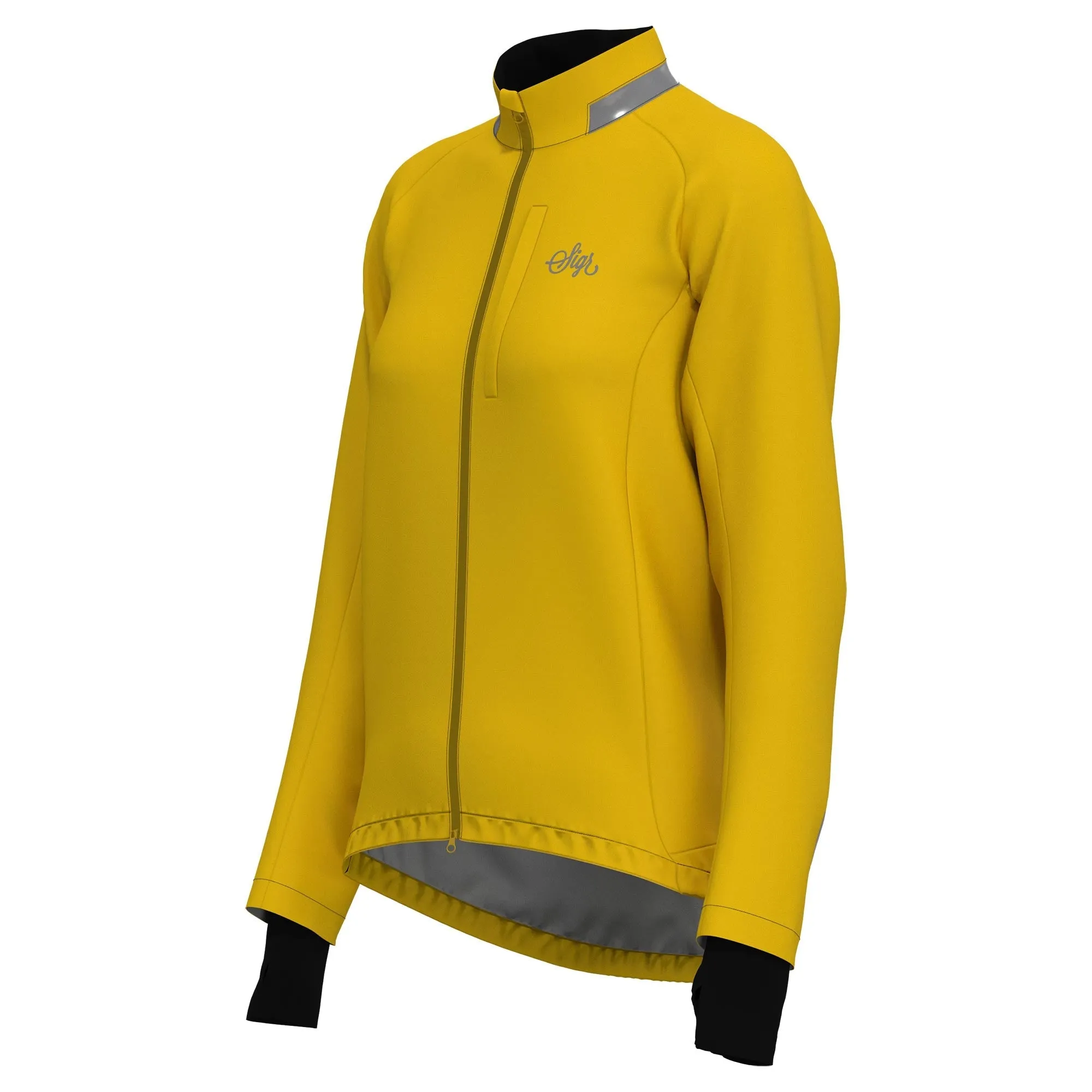Sköld Women's Yellow Shell Cycling Jacket