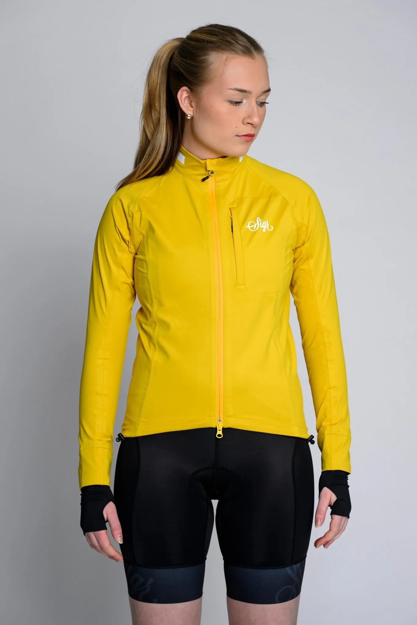 Sköld Women's Yellow Shell Cycling Jacket