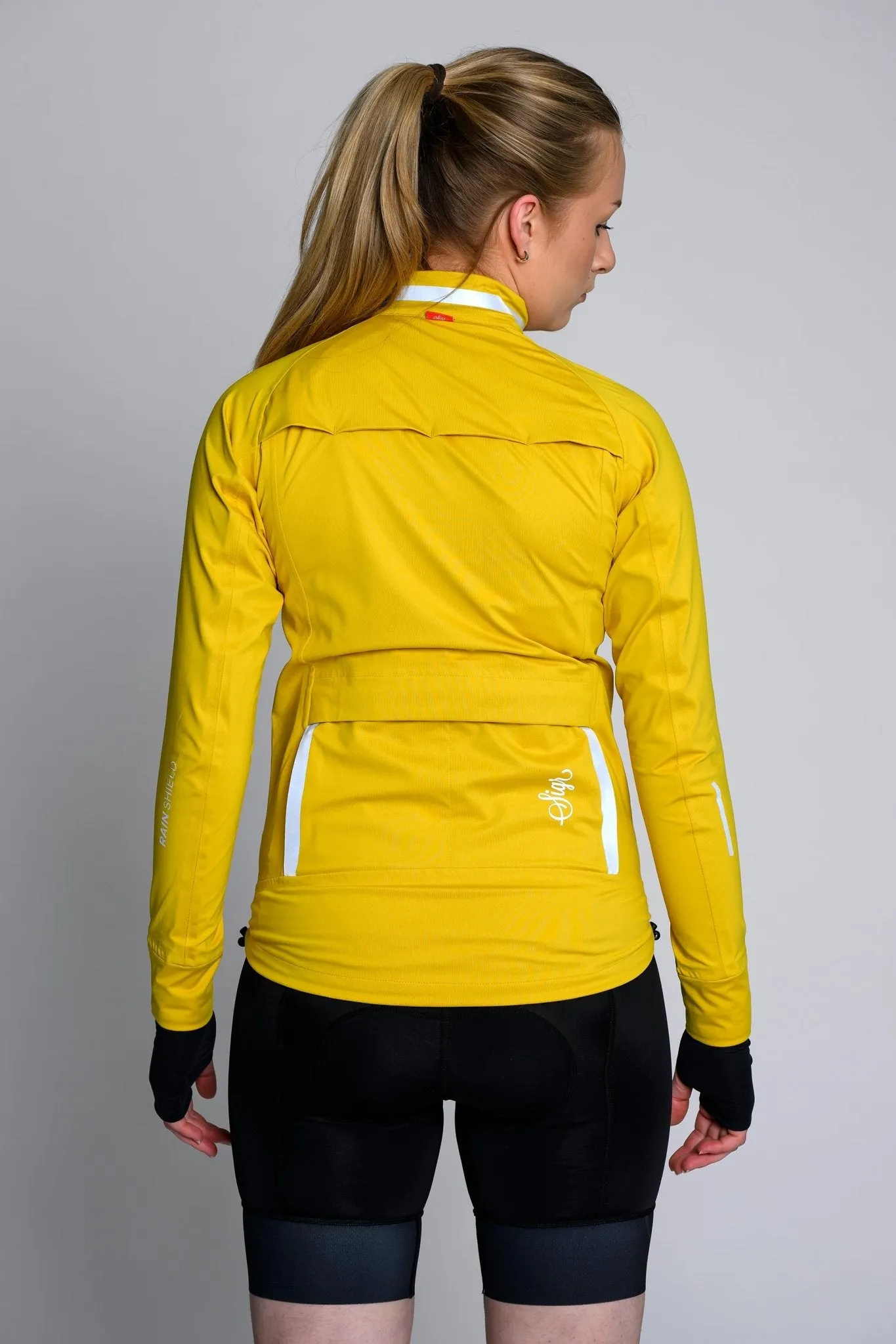 Sköld Women's Yellow Shell Cycling Jacket