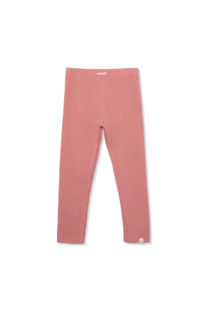 soft fleece leggings | rose