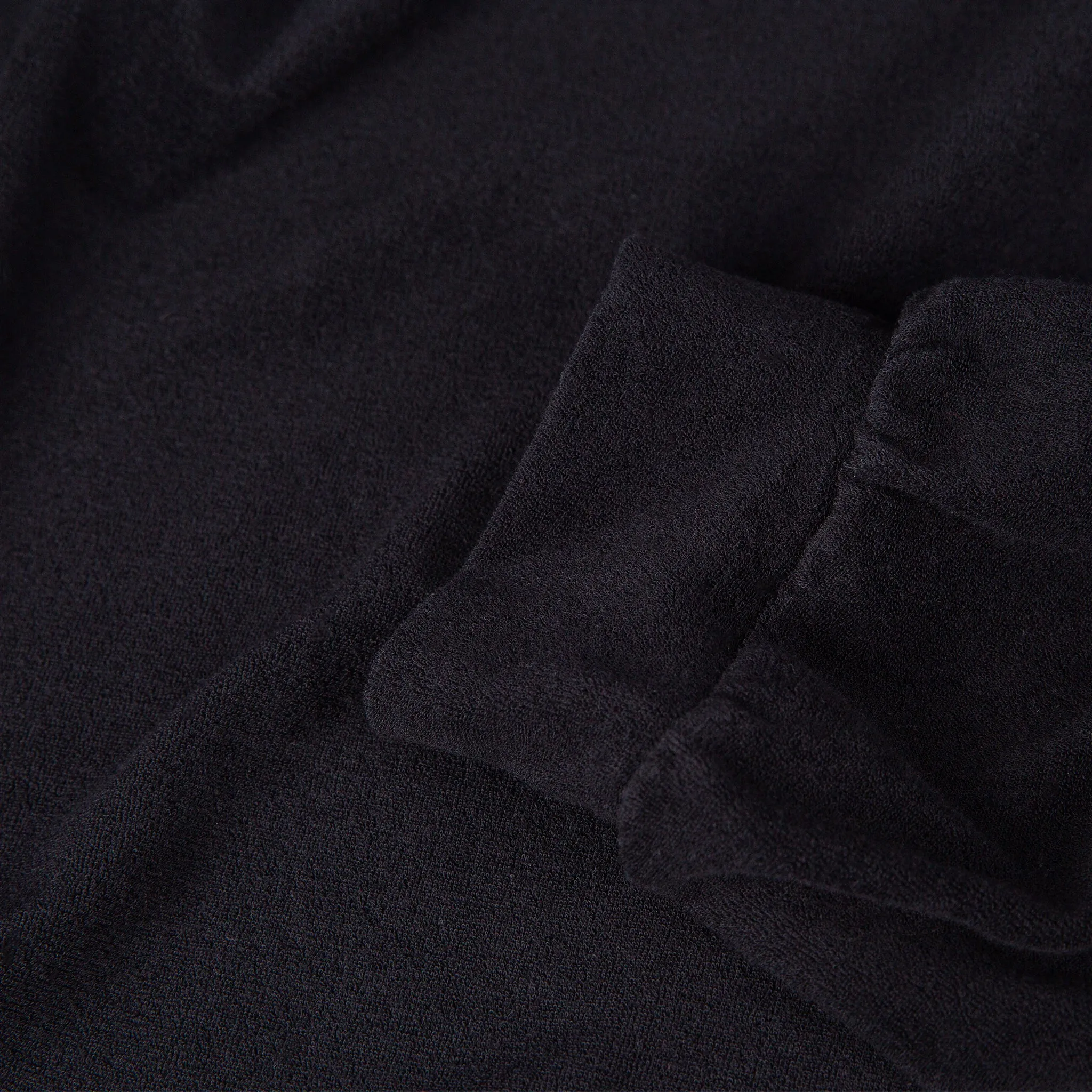 Soft Towelling Long Sleeve Hoodie