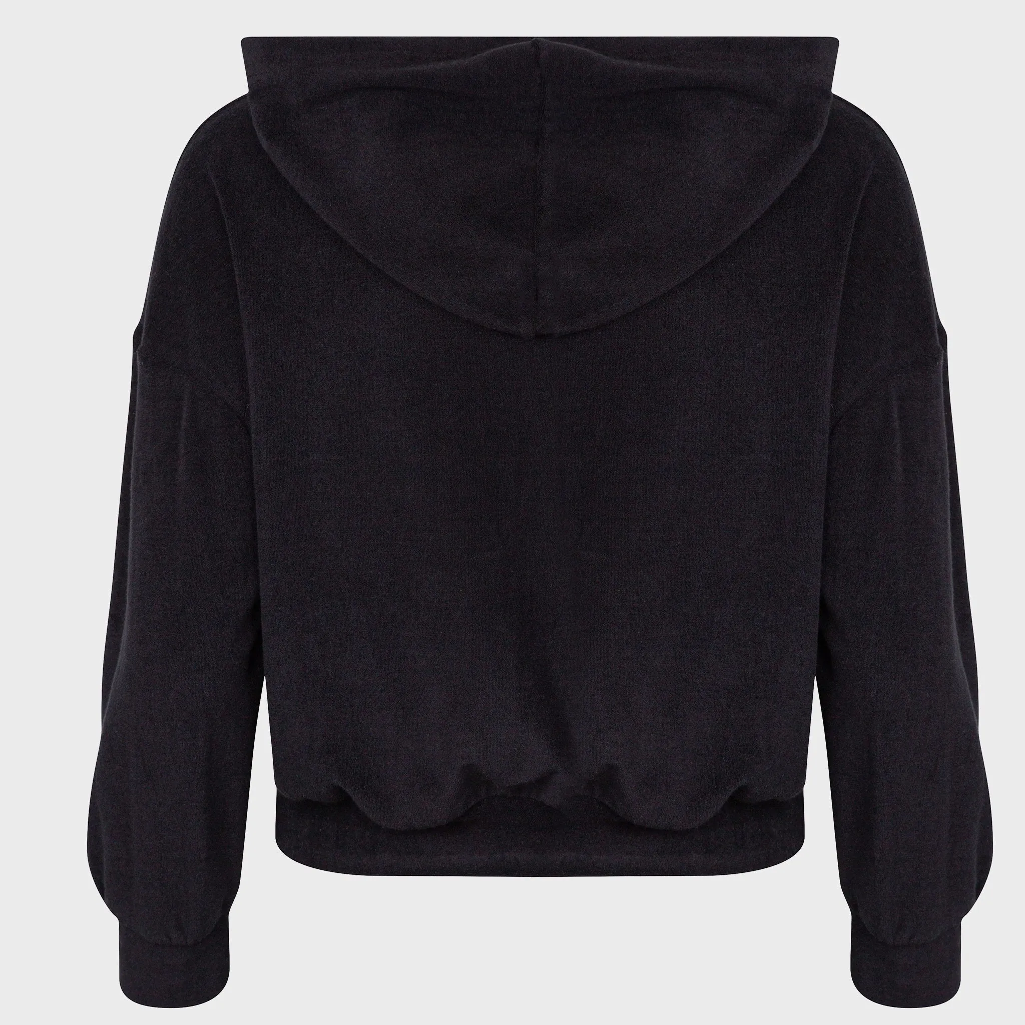 Soft Towelling Long Sleeve Hoodie