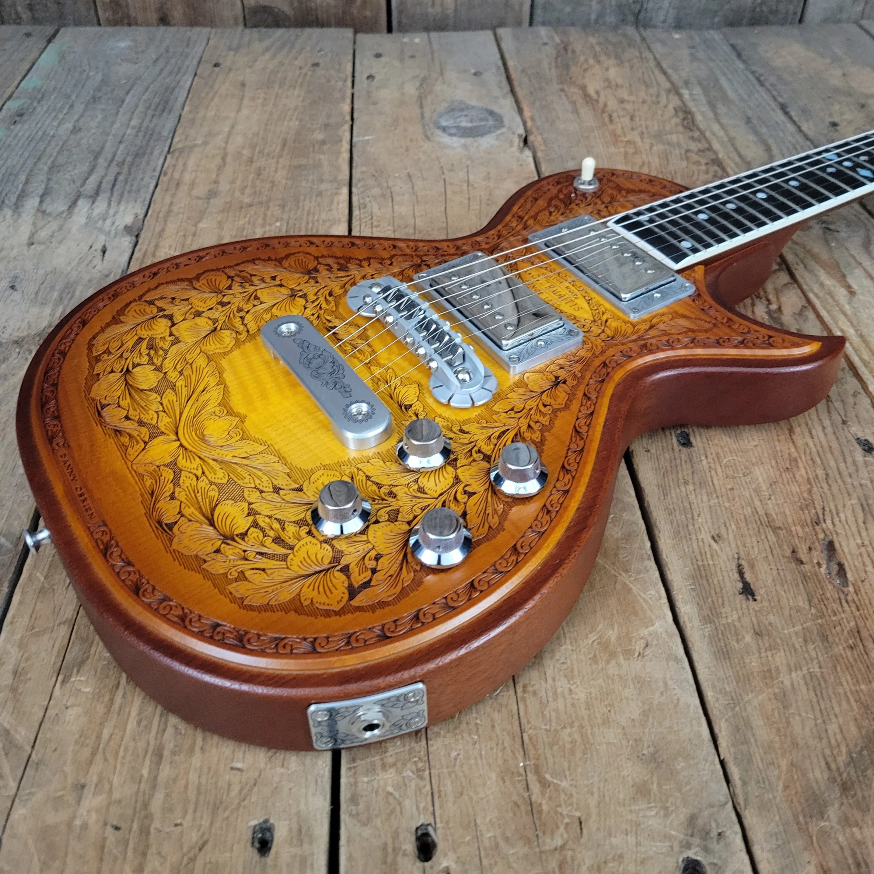 SOLD - Zemaitis CS24SU Custom Shop Wood Leaf Flame Maple Made in Japan - 2019