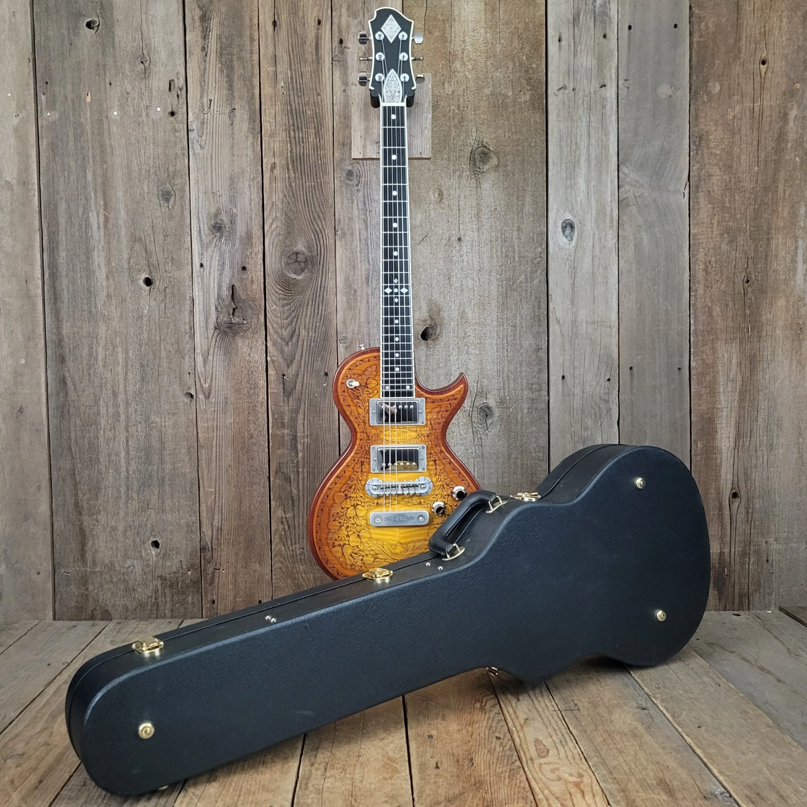 SOLD - Zemaitis CS24SU Custom Shop Wood Leaf Flame Maple Made in Japan - 2019