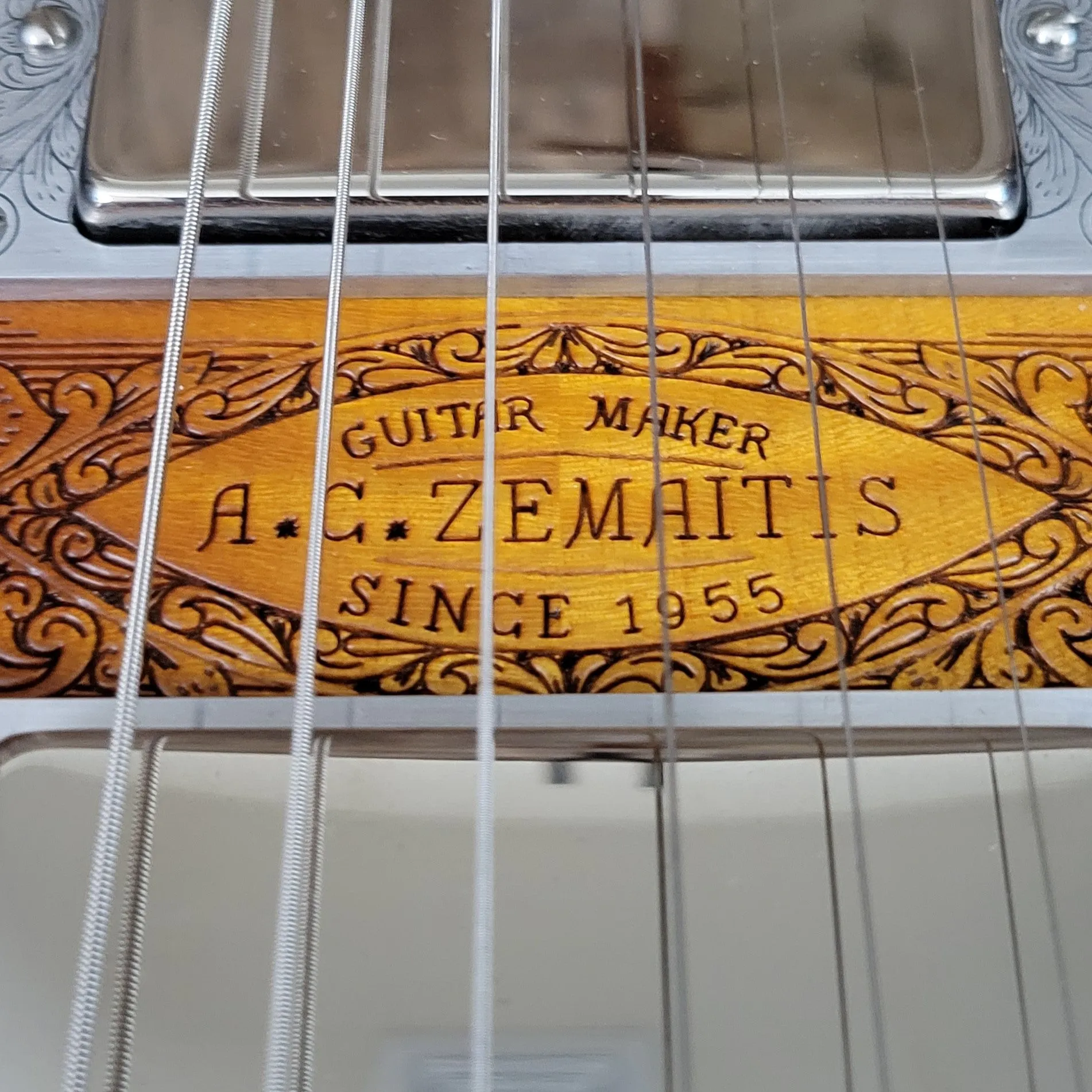 SOLD - Zemaitis CS24SU Custom Shop Wood Leaf Flame Maple Made in Japan - 2019