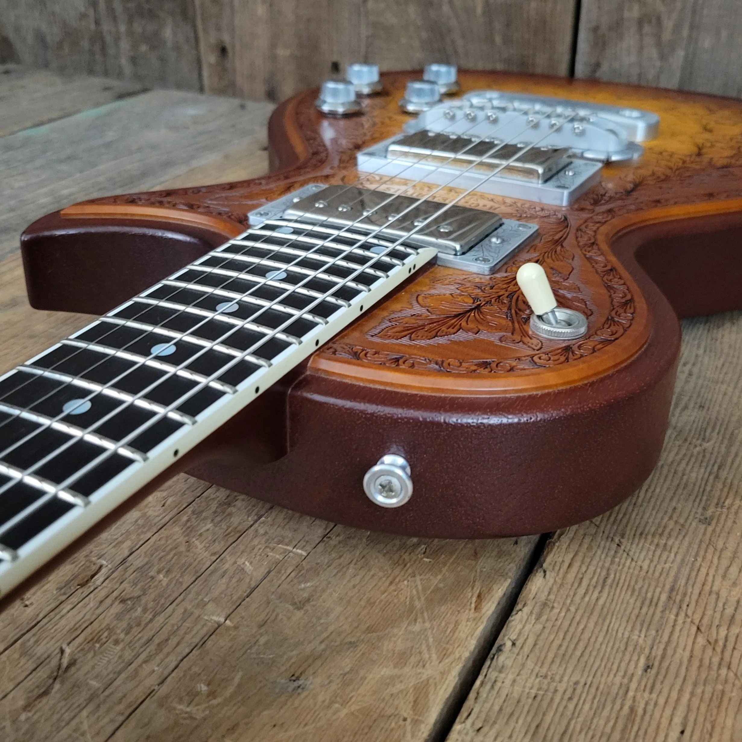 SOLD - Zemaitis CS24SU Custom Shop Wood Leaf Flame Maple Made in Japan - 2019
