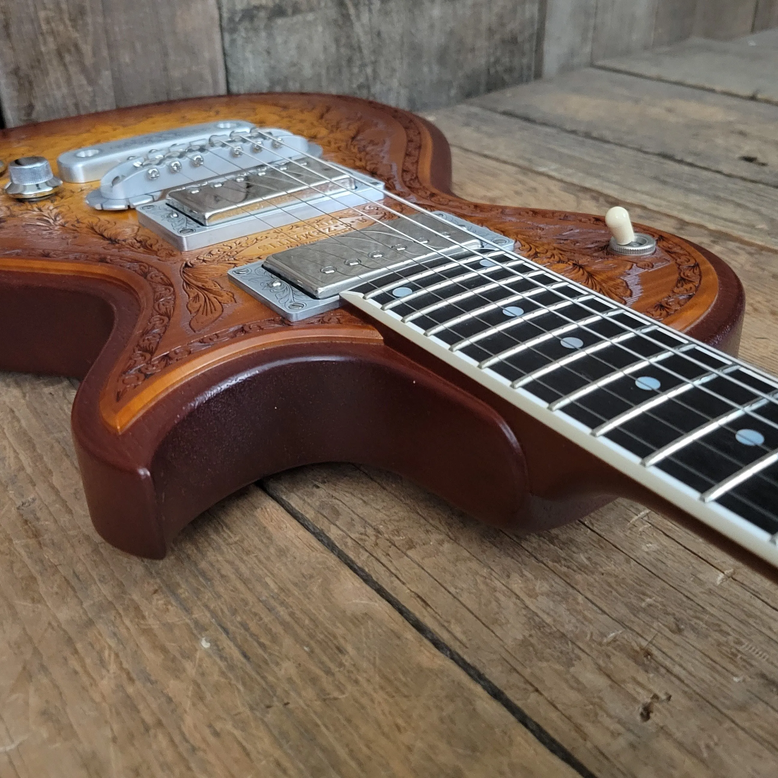 SOLD - Zemaitis CS24SU Custom Shop Wood Leaf Flame Maple Made in Japan - 2019