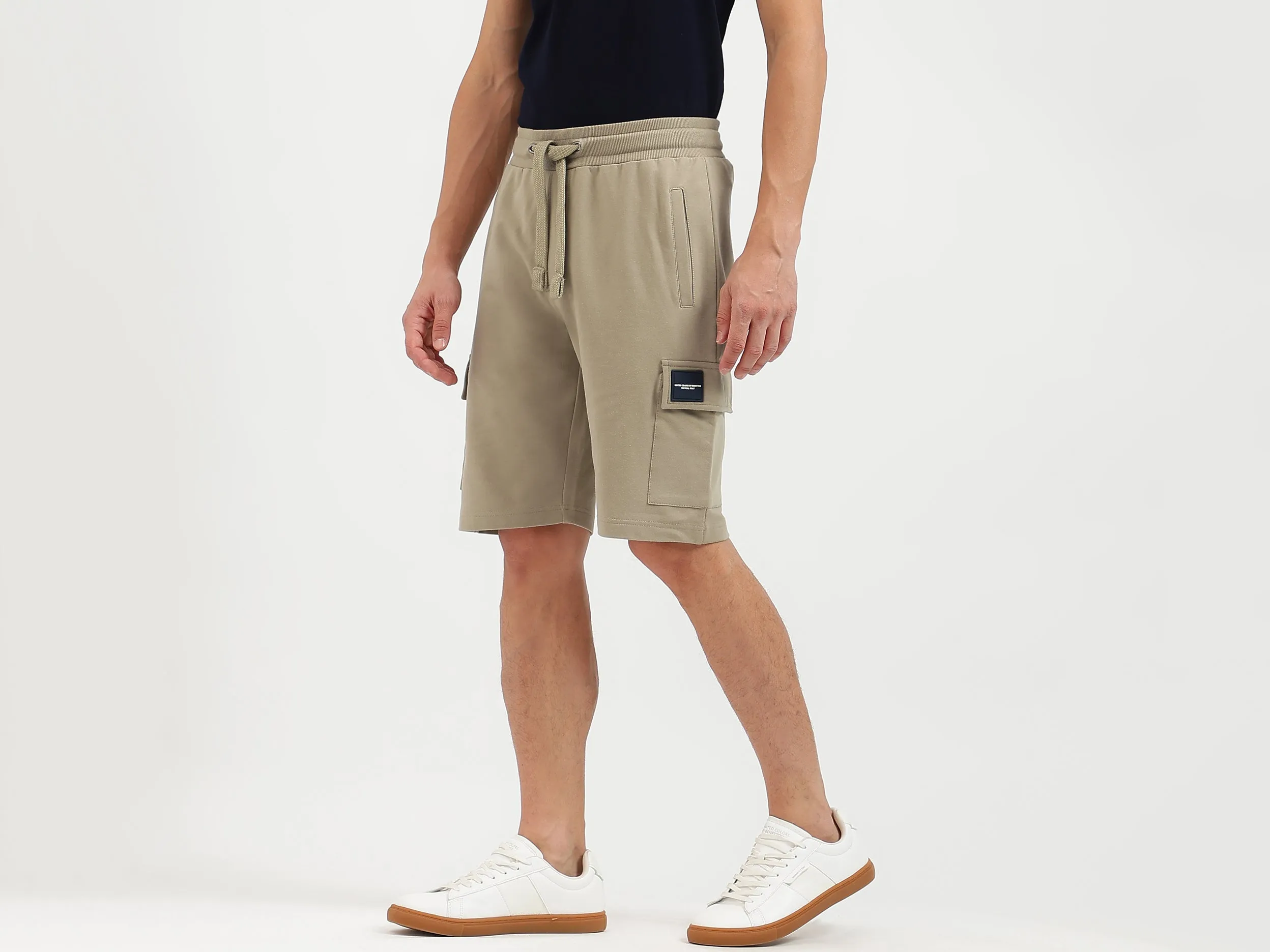 Solid Relaxed Fit Shorts
