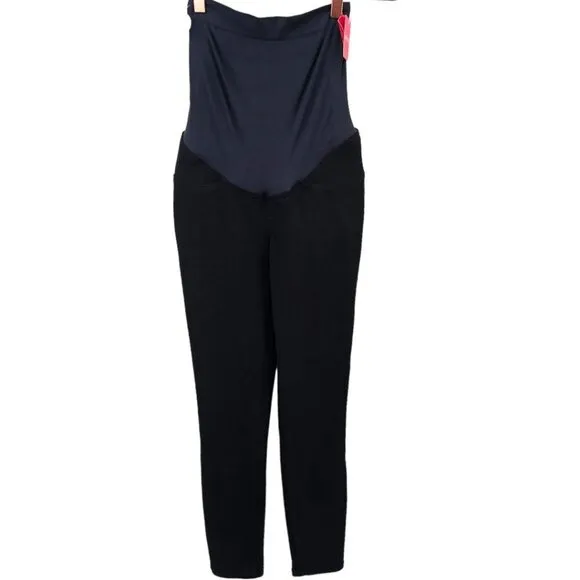 Spanx Womens XS Mama Ankle Jean-ish Leggings Black NWT