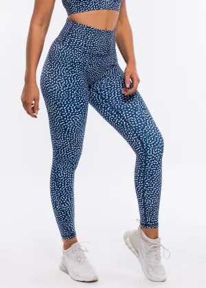 Speckle Leggings - Navy