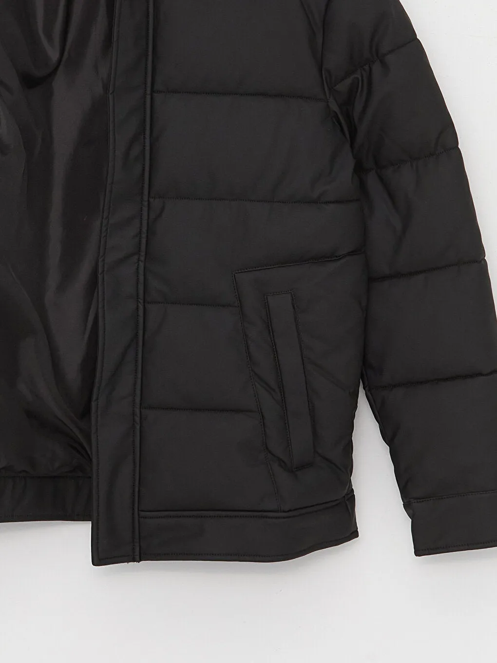 Standard Mold Stand Collar Men Puffer Coat