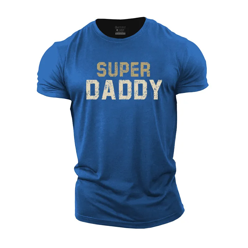 Super Daddy Graphic Cotton T-Shirt