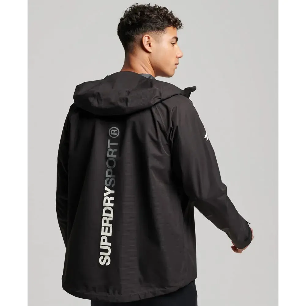 SuperDry Men Waterproof Jacket (Black)