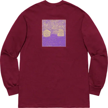 Supreme The Real Shit L/S- Burgundy