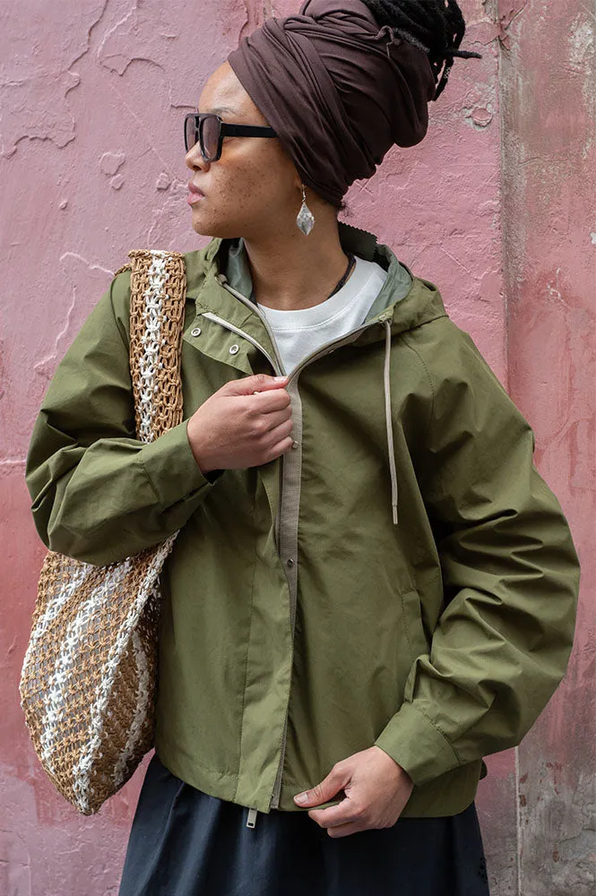 Tantä Dhuda Sphagnum Short Raincoat