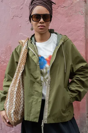 Tantä Dhuda Sphagnum Short Raincoat