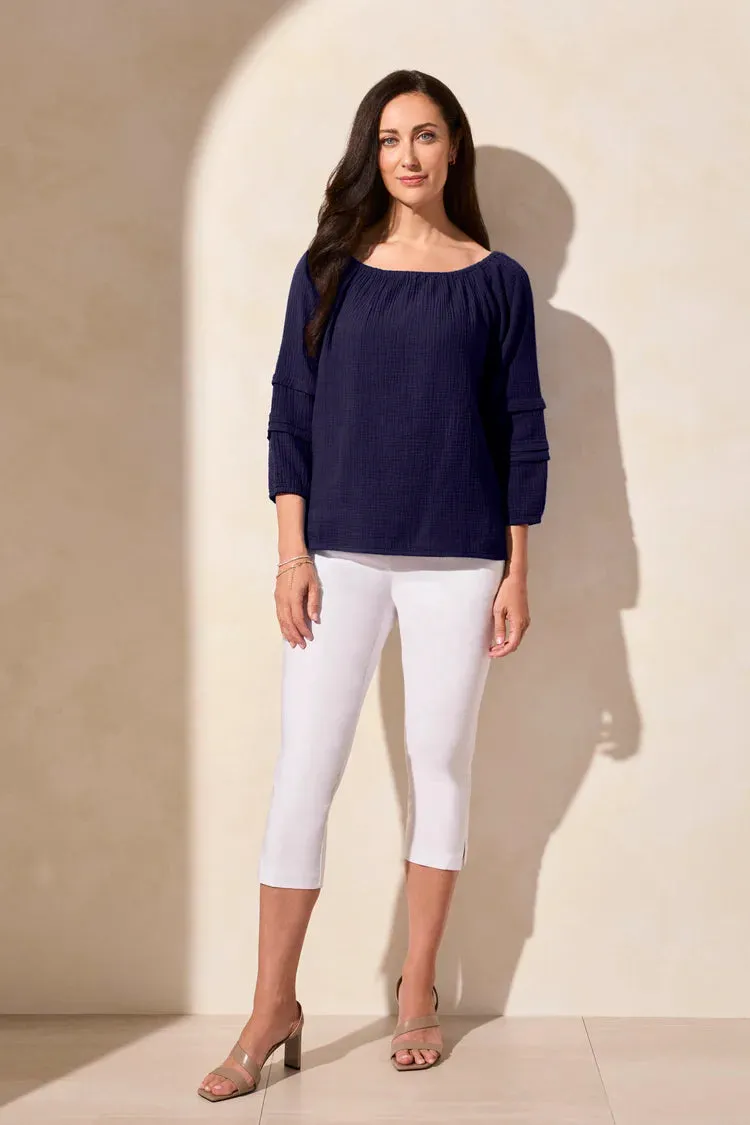Tribal Cotton Gauze Convertible Top