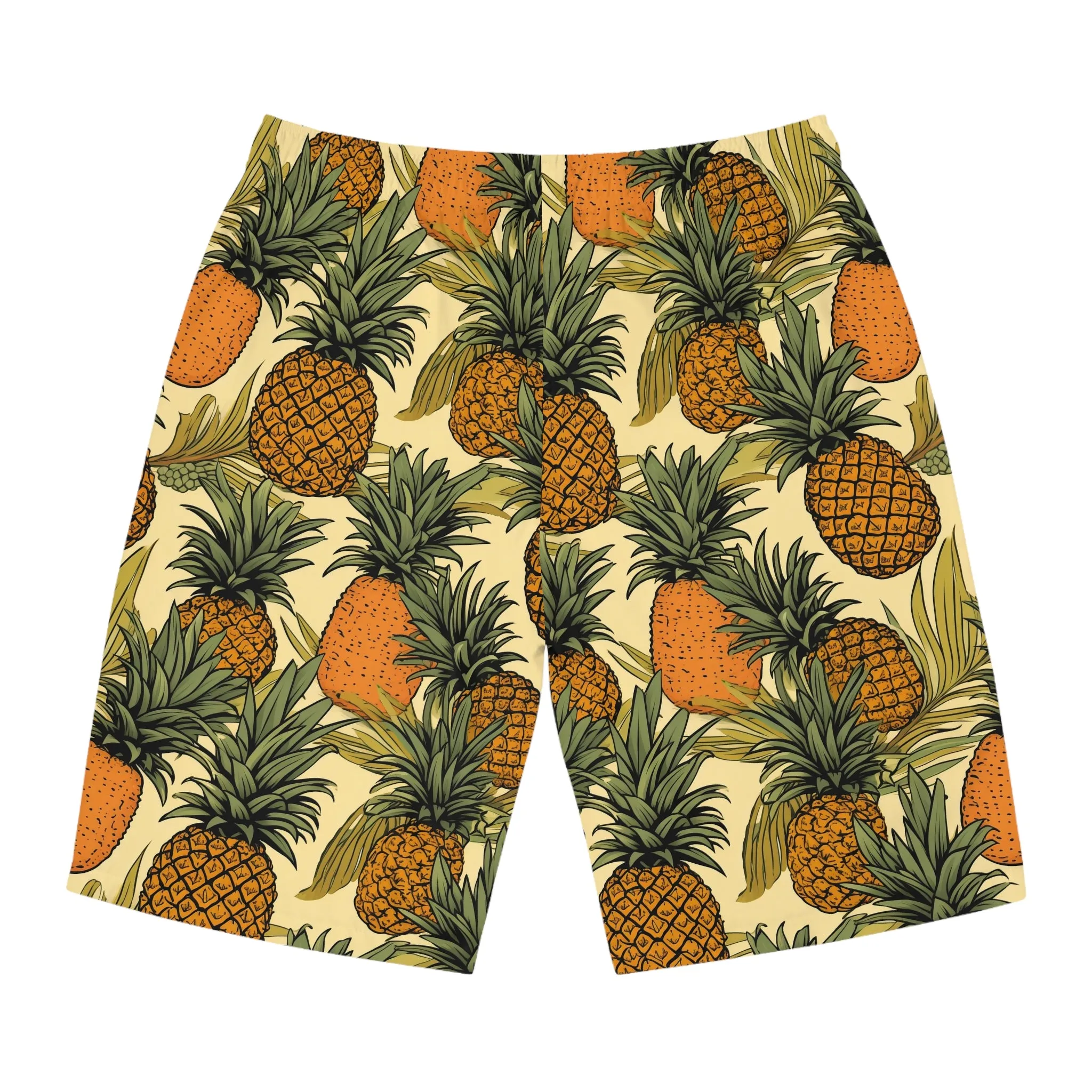Tropical Pineapple Men's Board Shorts