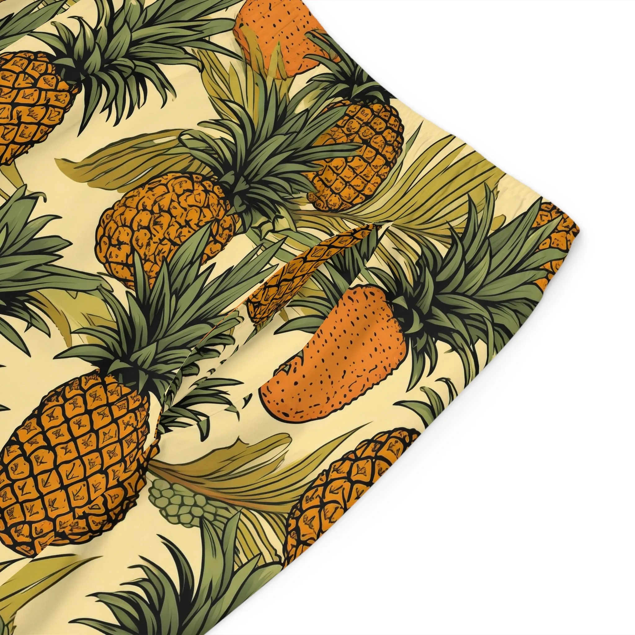 Tropical Pineapple Men's Board Shorts