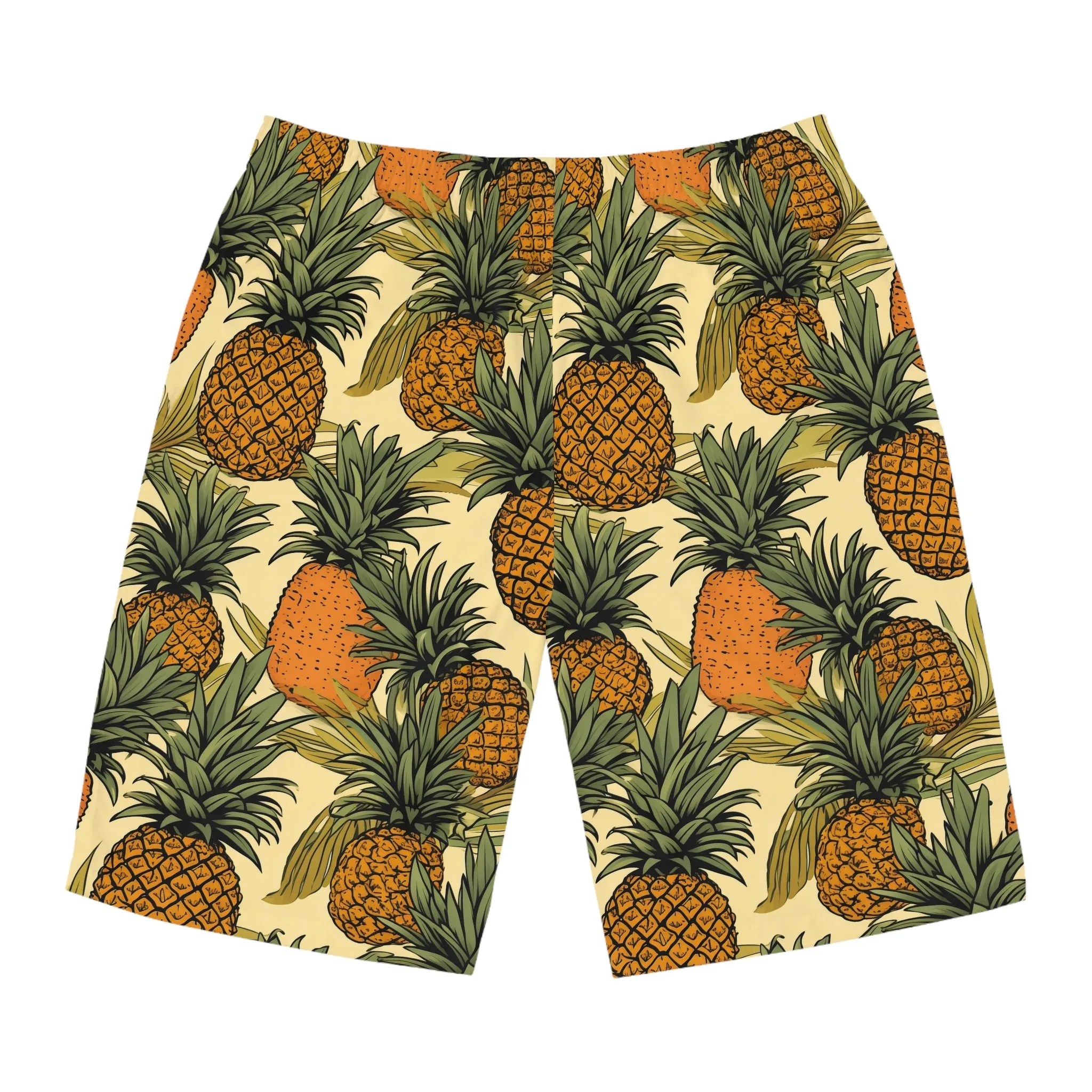 Tropical Pineapple Men's Board Shorts