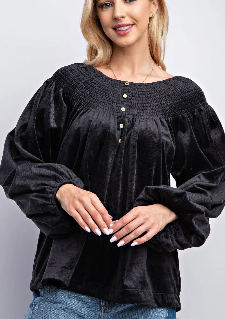 True To You Velvet Top