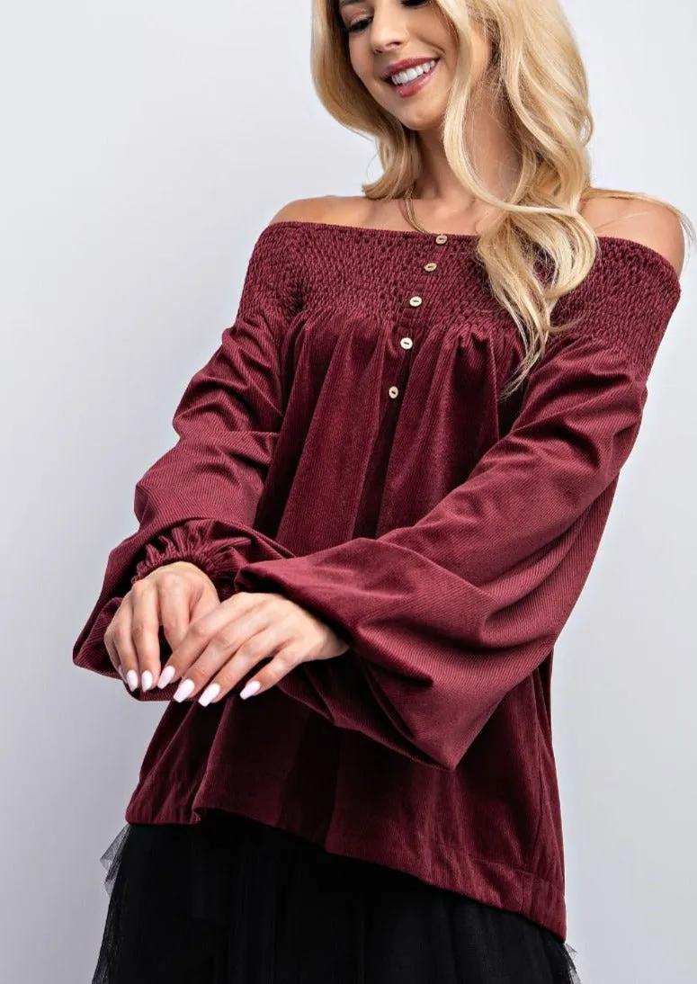 True To You Velvet Top