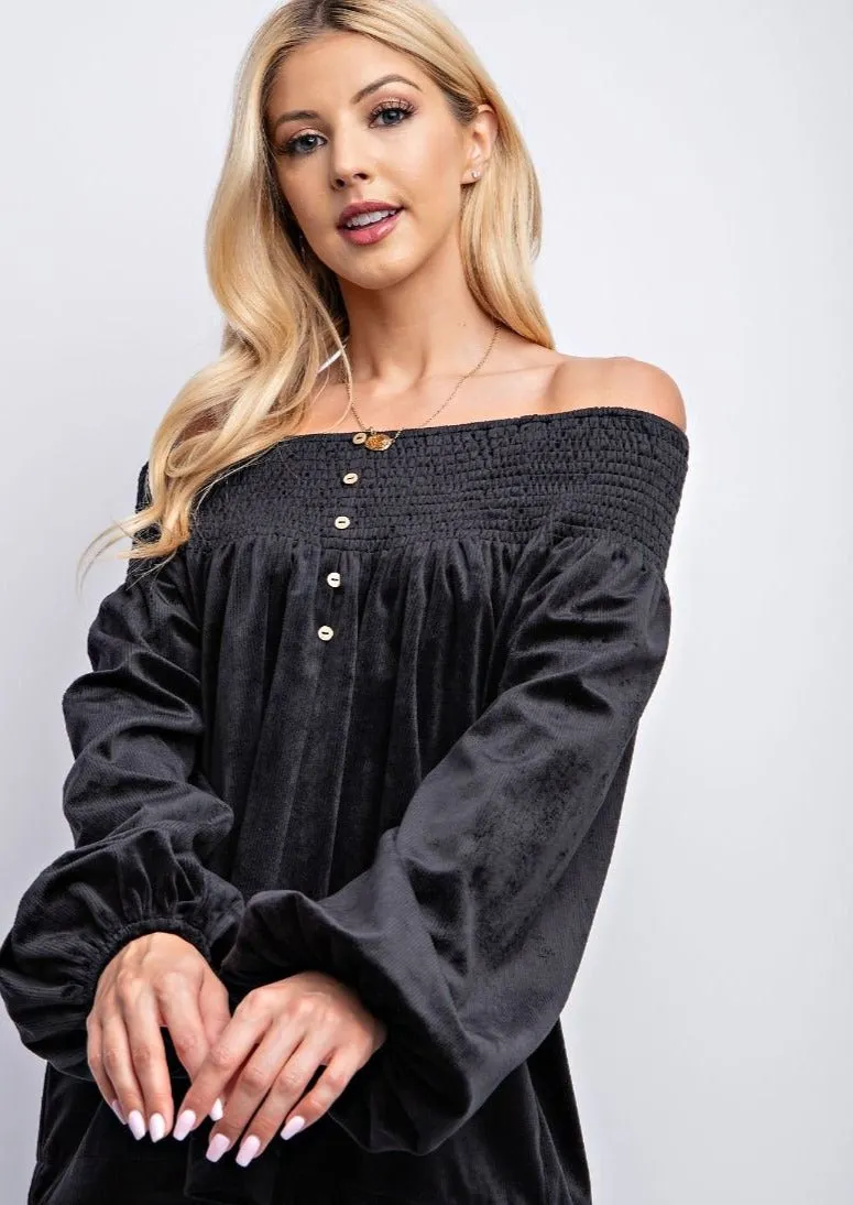 True To You Velvet Top